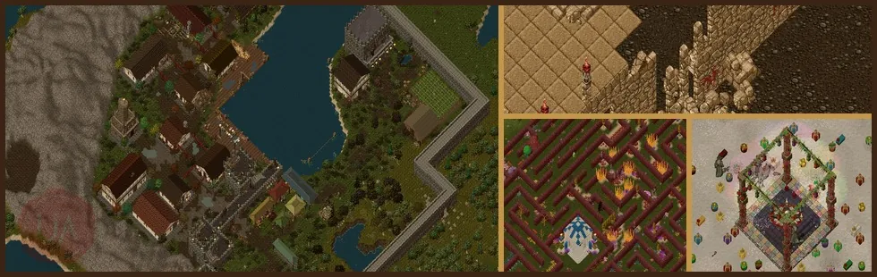 Exploración de ciudades, dungeons y templos