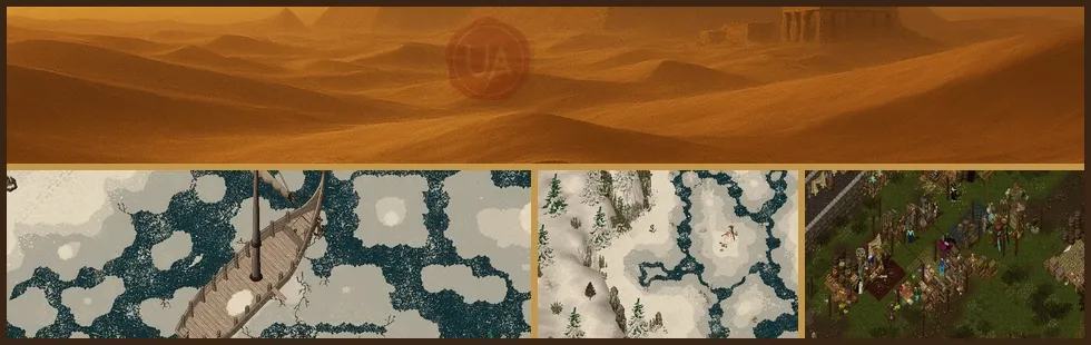 Desiertos y tierras heladas de Sosaria
